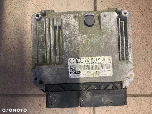 STEROWNIK KOMPUTER SILNIKA AUDI A3 8P 03G906021JH 0281013608 - 1