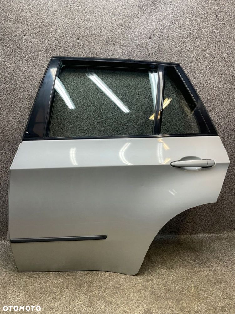 Drzwi lewe tylne klamka szyba listwa lewy tyl 354 354/7 BMW E70 X5 120umFe - 1