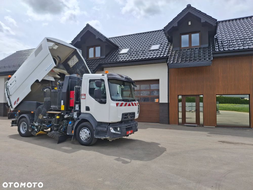 Renault D16 Midlum Zamiatarka FAUN Karcher Listwa Wysokiego Ciśnienia Euro 6 PM10 2 Silniki 2650 MTH Szczotki L/R Rura Do Liści - 14