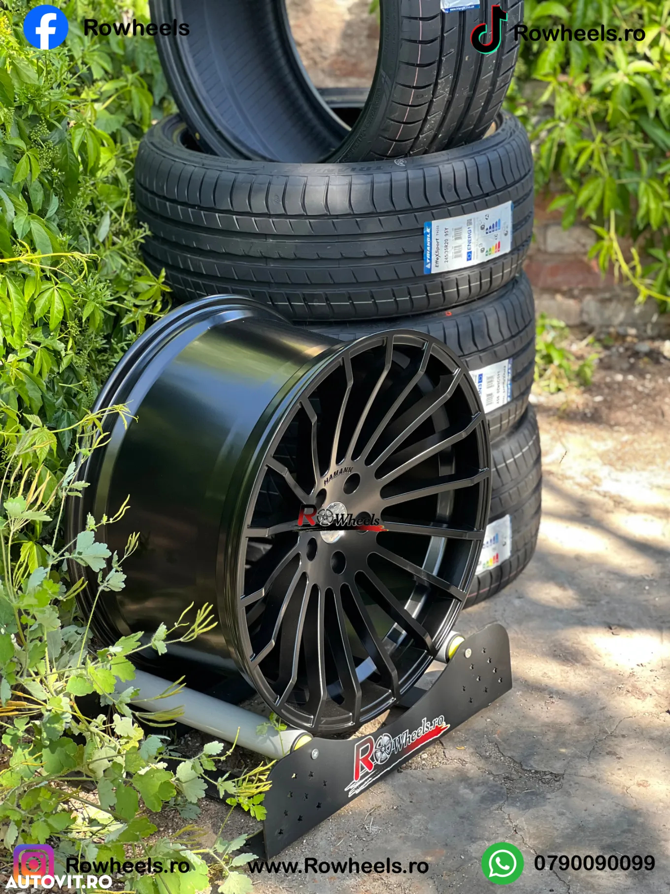 Jante Hamann Porsche Cayenne 22 R22 Black Anvelope vara - 4