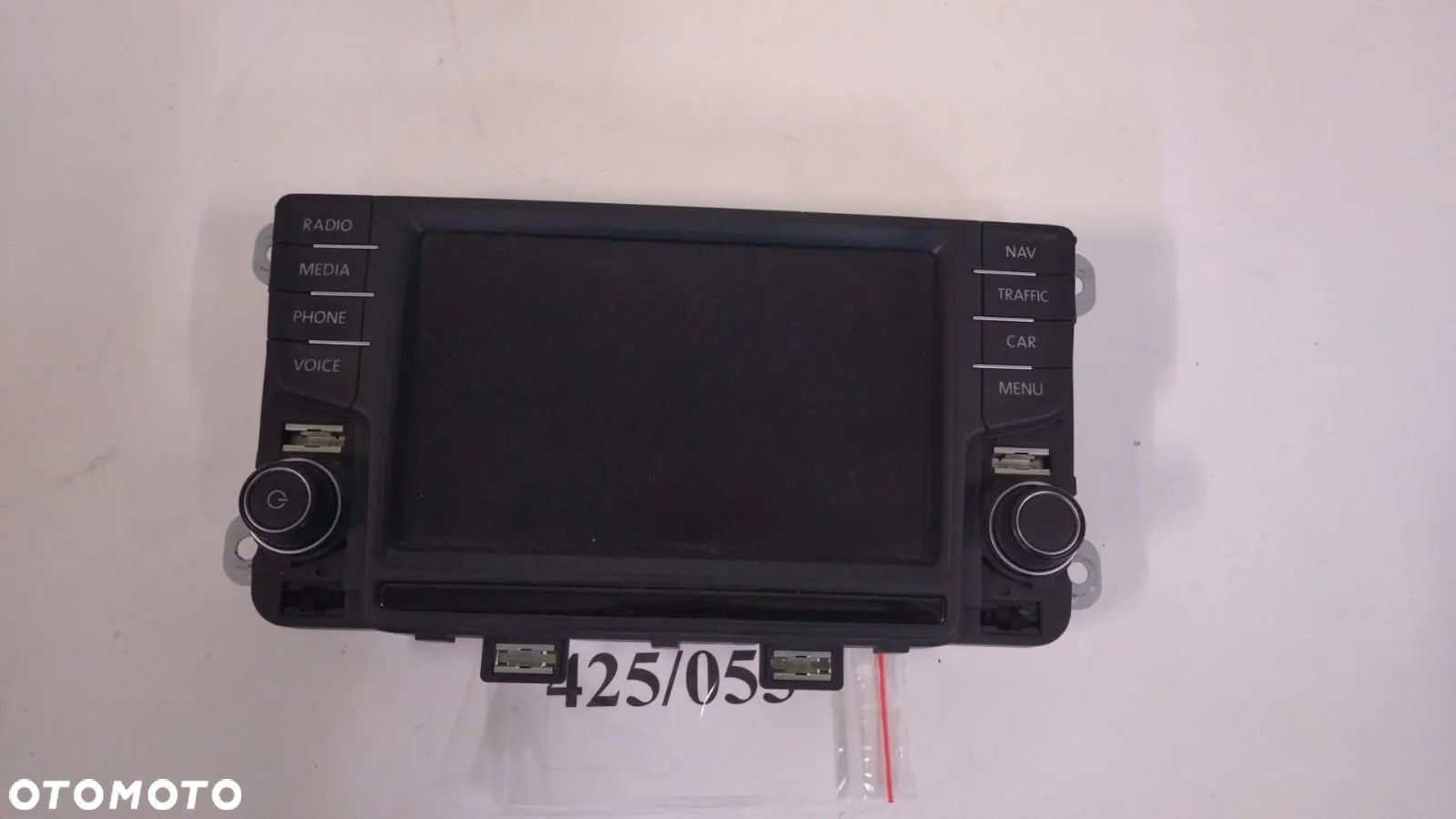 RADIO EKRAN MONITOR WYŚWIETLACZ LCD NAWIGACJI POLO 6C0919603A NO 425/055 - 1