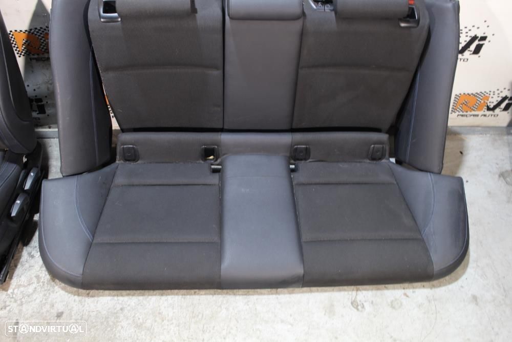 Conjunto De Bancos Bmw 1 (E87)  Bancos Bmw Serie 1 E87 Pack M Pele E T - 7