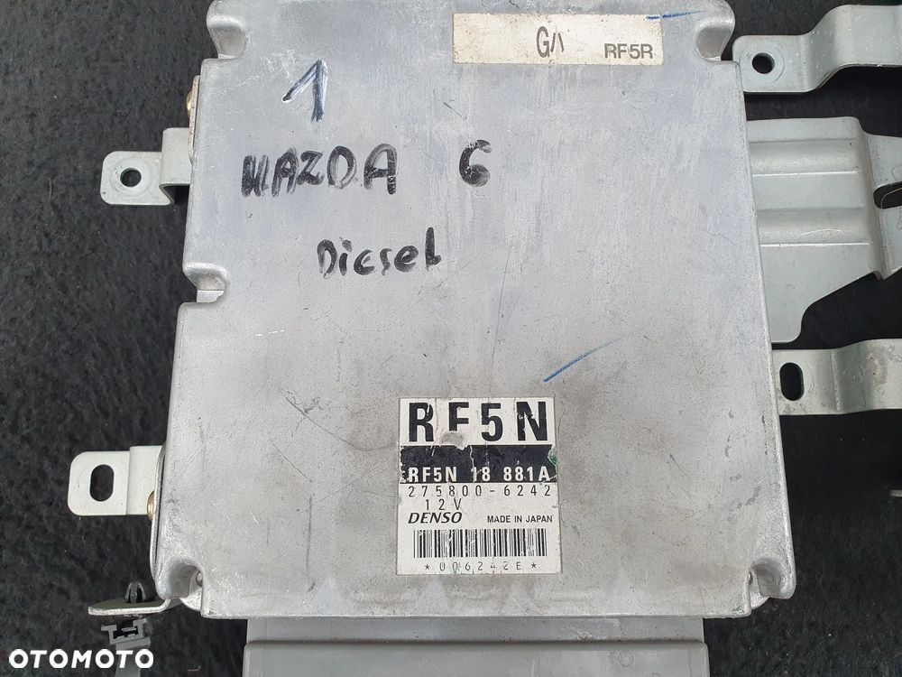 MAZDA 6 I 2.0D ECU STEROWNIK SILNIKA KOMPUTER RF5N18881A 275800-6242 POSIADAM 2SZT - 2