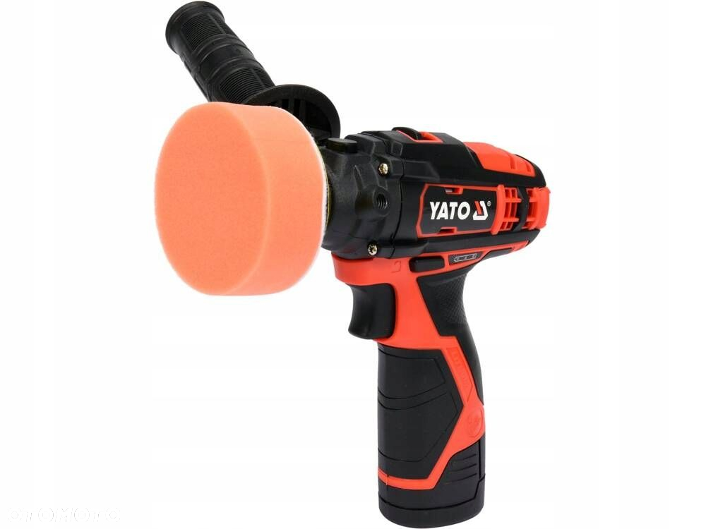 YATO POLERKA SAMOCHODOWA SZLIFIERKA AKUMULATOROWA 12V  3GĄBKI YT-82903 - 4
