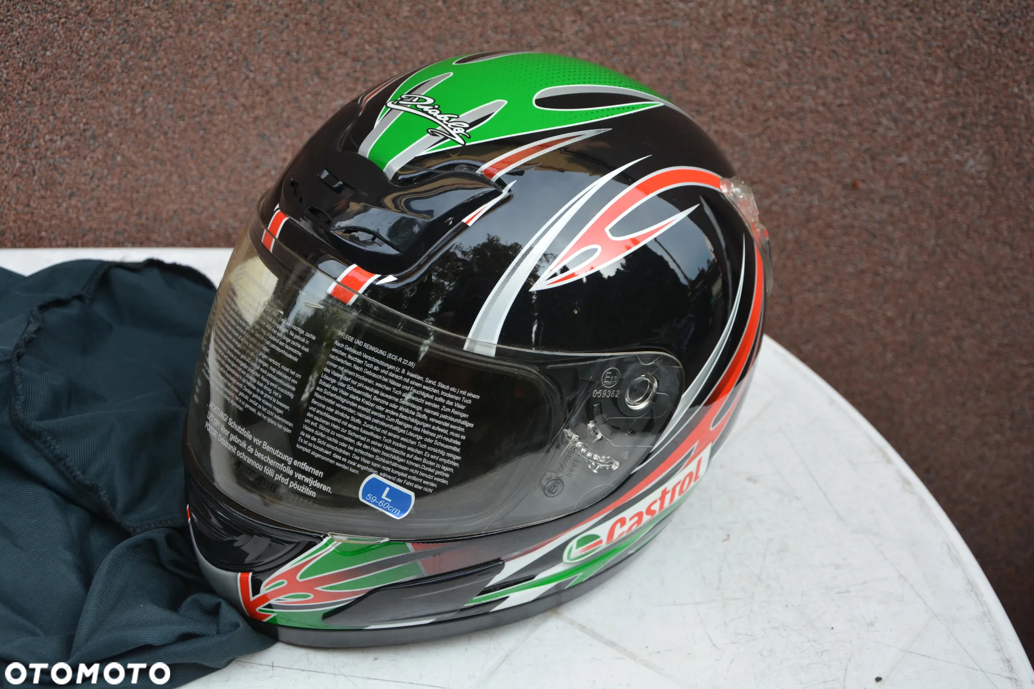 Kask Firmy Diablo rozmiar L Nowy - 2