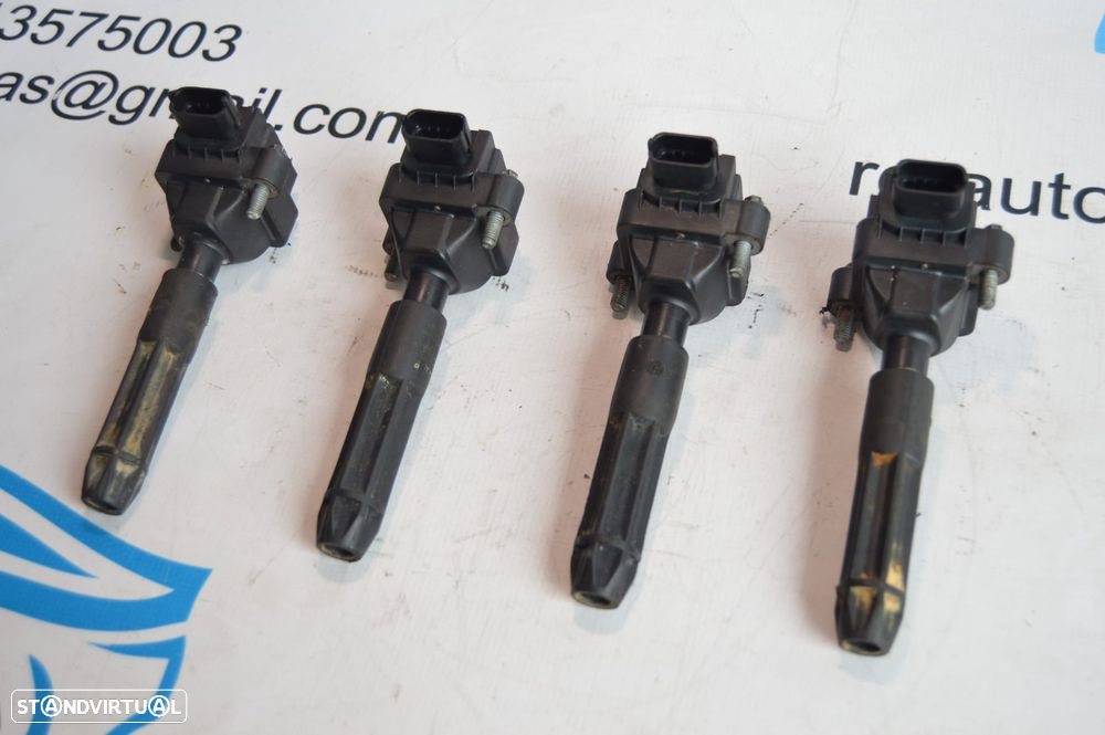 BOBINE BOBINES IGNIÇÃO ORIGINAL 0986221007 A0001502880 MERCEDES BENZ CLASS C W203 C200 KOMPRESSOR 163CV M111955 CLK C208 - 3