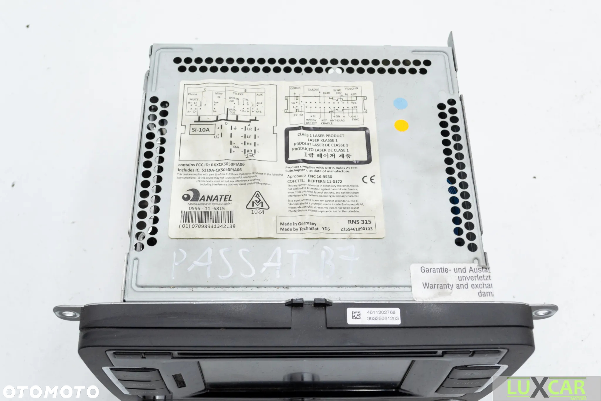 VW PASSAT B7 RADIO ODTWARZACZ MP3 MULTIMEDIA 3C0035279M GORLICE - 5