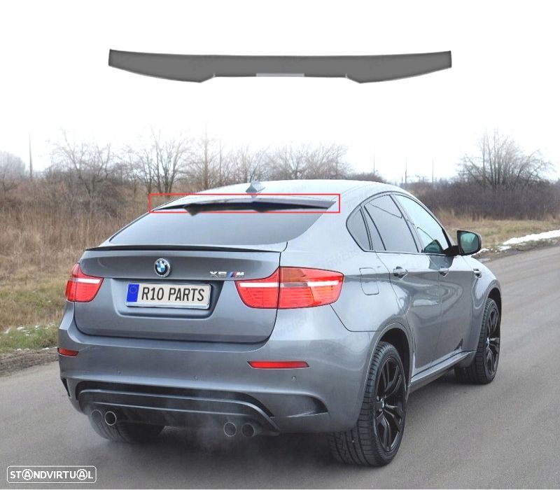 AILERON SPOILER TETO BMW X6 X6M E71 08-14 LOOK M - 1