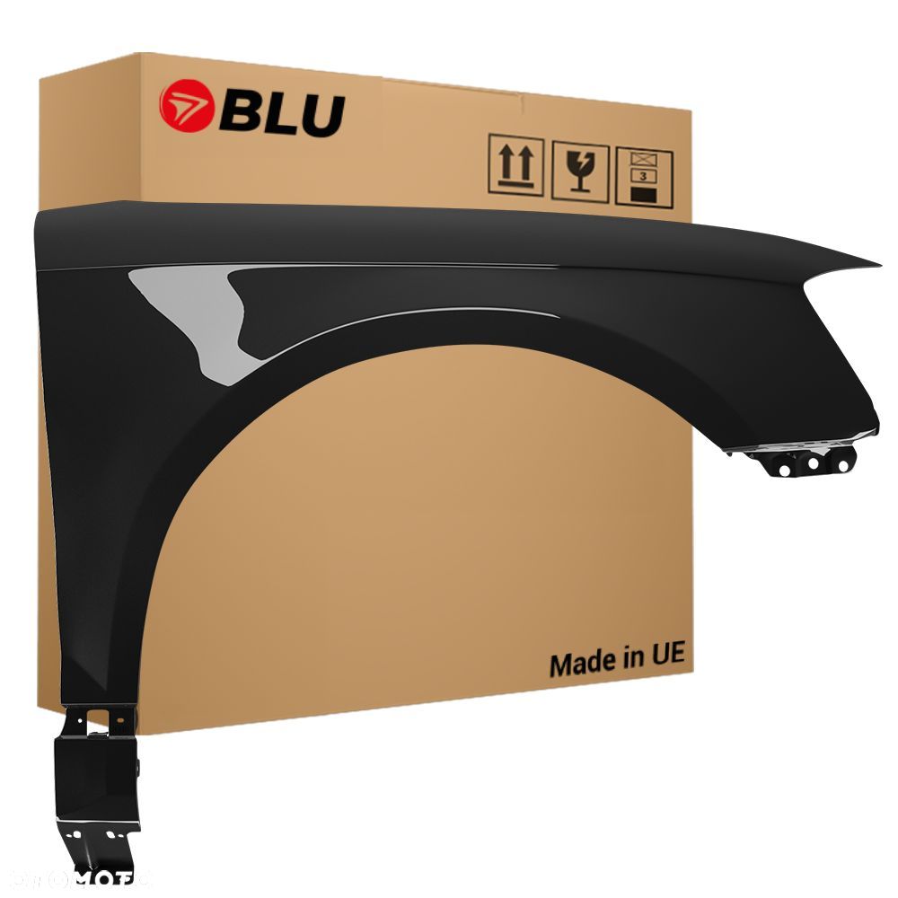 BLU Błotnik AUDI A3 8P lift LZ7L prawy szary 08-12 przód LavaGrau - 1