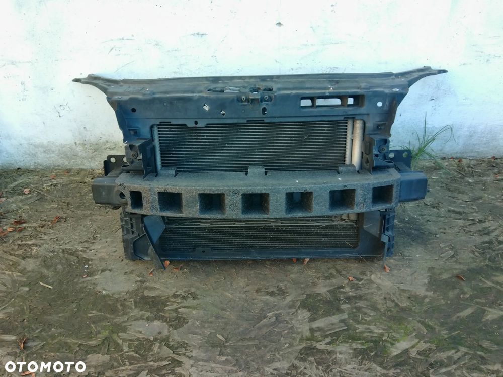 SKODA FABIA II LIFT ROOMSTER LIFT 1.2 TSI 5J0805588D PAS PRZEDNI WZMOCNIENIE CZOLOWE KOMPLETNE Z CHLODNICAMI BELKA ABSORBER WENTYLATOR