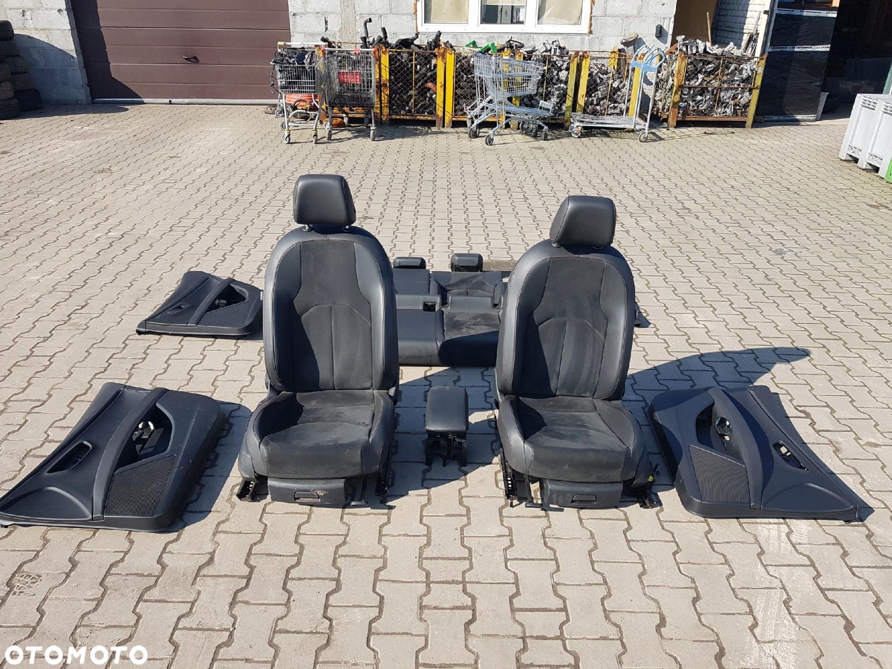 SEAT LEON III 3 12r- FR HB FOTELE SKÓRZANAE ALCANTARA KANAPA BOCZKI 5D - 1