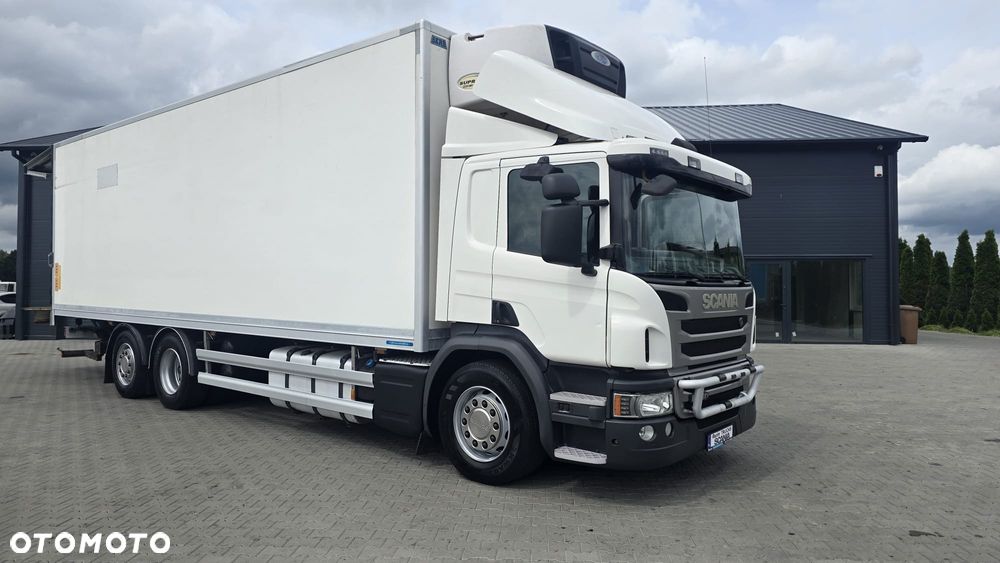 Scania P450 6x2 chłodnia Carrier 1250 8,6m długa full air pełen serwis ASO super stan! godna uwagi! - 2