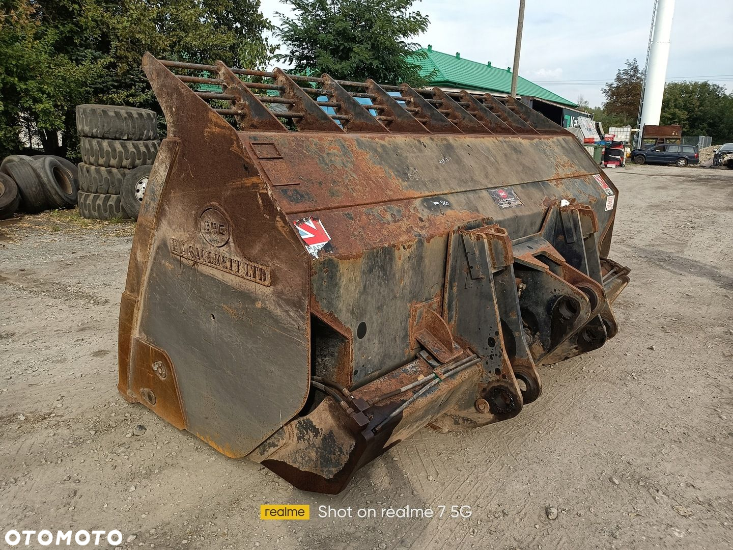 ŁYŻKA WYSOKIEGO GÓRNEGO WYSYPU DOOSAN DL 300 320 CM SZEROKA 5.8 m3 5800L - 5