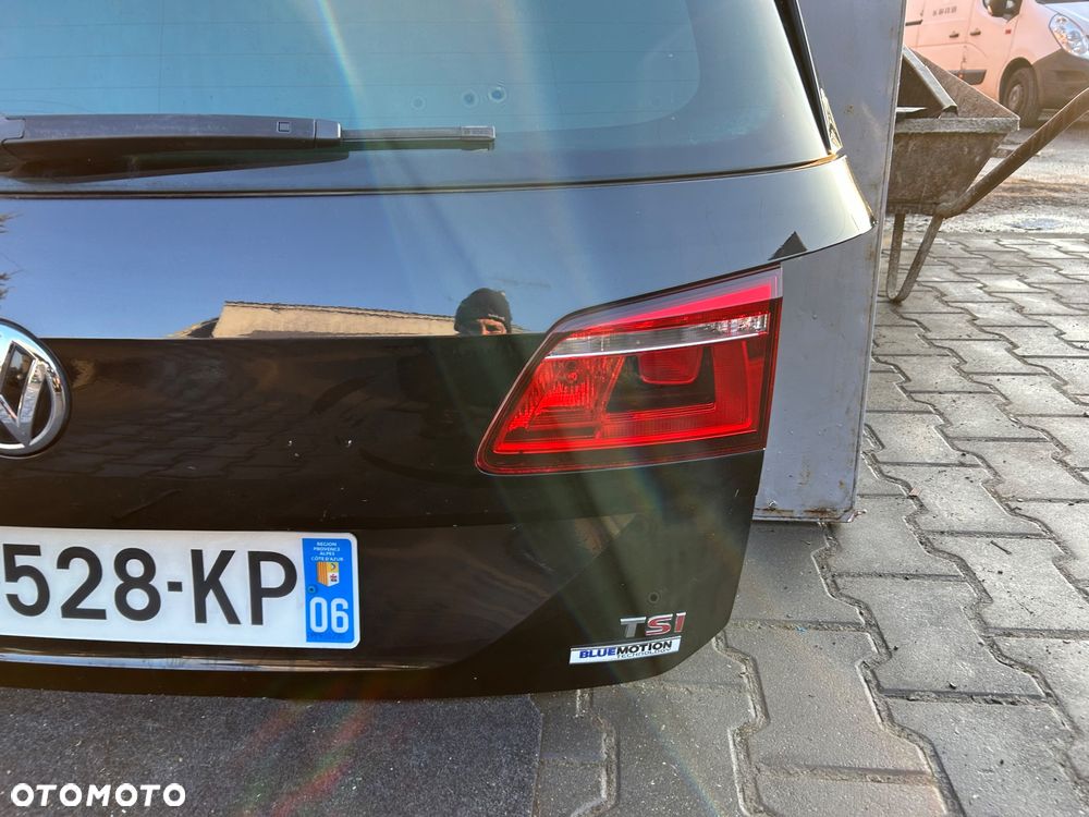 Volkswagen Golf Sportsvan klapa bagażnika tył tylna ładna czarna bez rdzy - 7