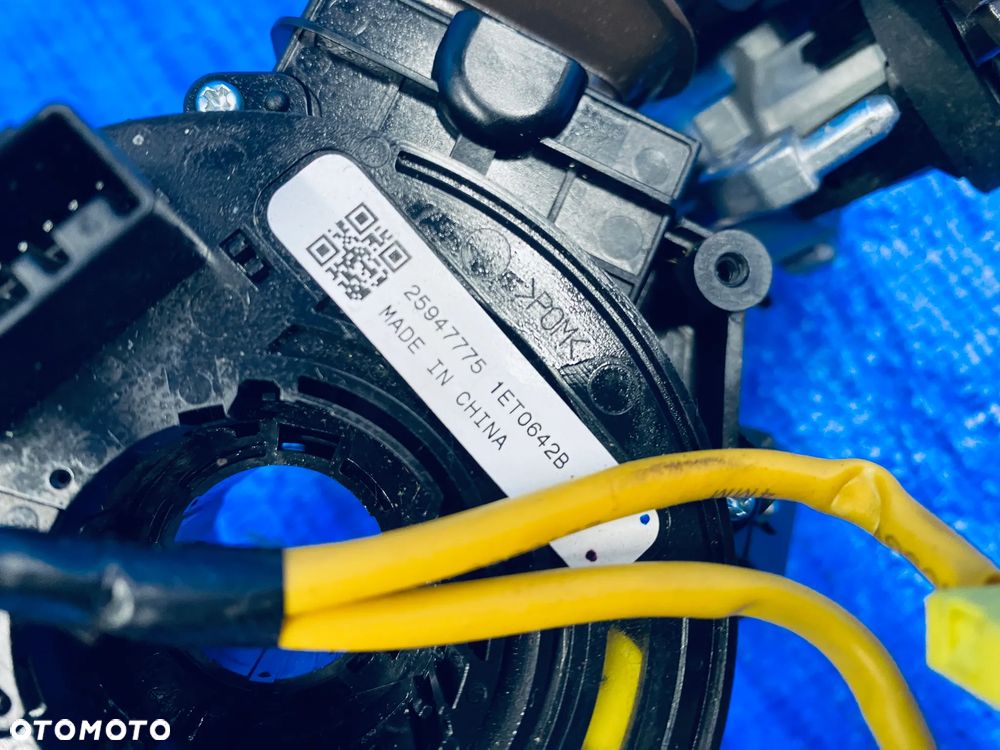 PRZEŁĄCZNIK ZESPOLONY TAŚMA TAŚMY ZWIJAK MANETKI STACYJKA KLUCZYK OPEL INSIGNIA A 2008- ; BRĄZOWE 25947775 25799293 13243373 KOMPLET ORYGINAŁ - 7