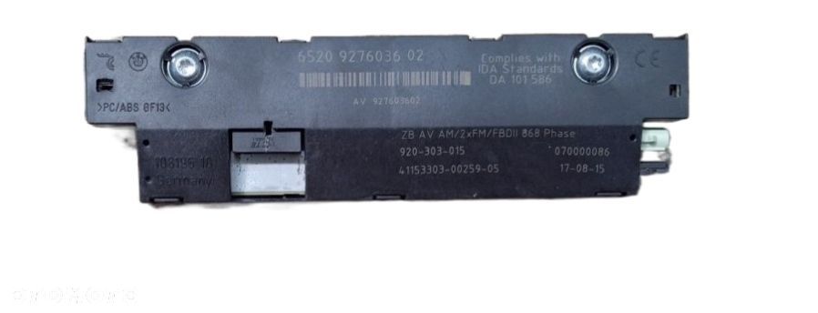 bmw 5 gt f10 f11 moduł wzmacniacz anteny 9276036 - 1