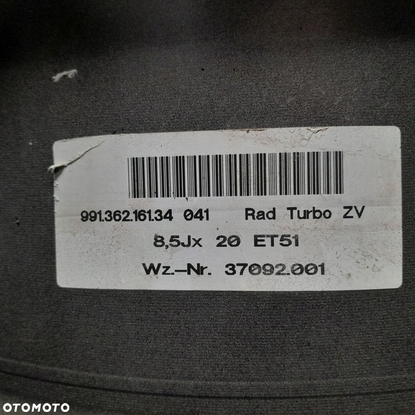 Felgi 20 Porsche 911 991 Carrera Targa 4 GTS Turbo S F504078-31 - 6