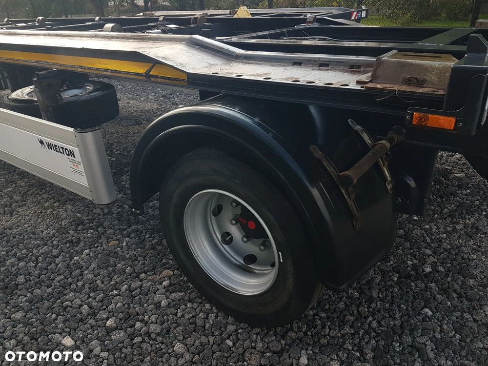 Wielton PS-2 PRZYCZEPA POD KONTENERY DO HAKOWCA 2-OSIE BLIŹNIAKI HUFFERMANN ZASŁAW SKIBICKI - 13
