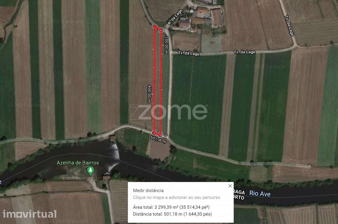 Terreno agrícola com 3.300 M2 em Fradelos-Famalicão - Grande imagem: 2/15