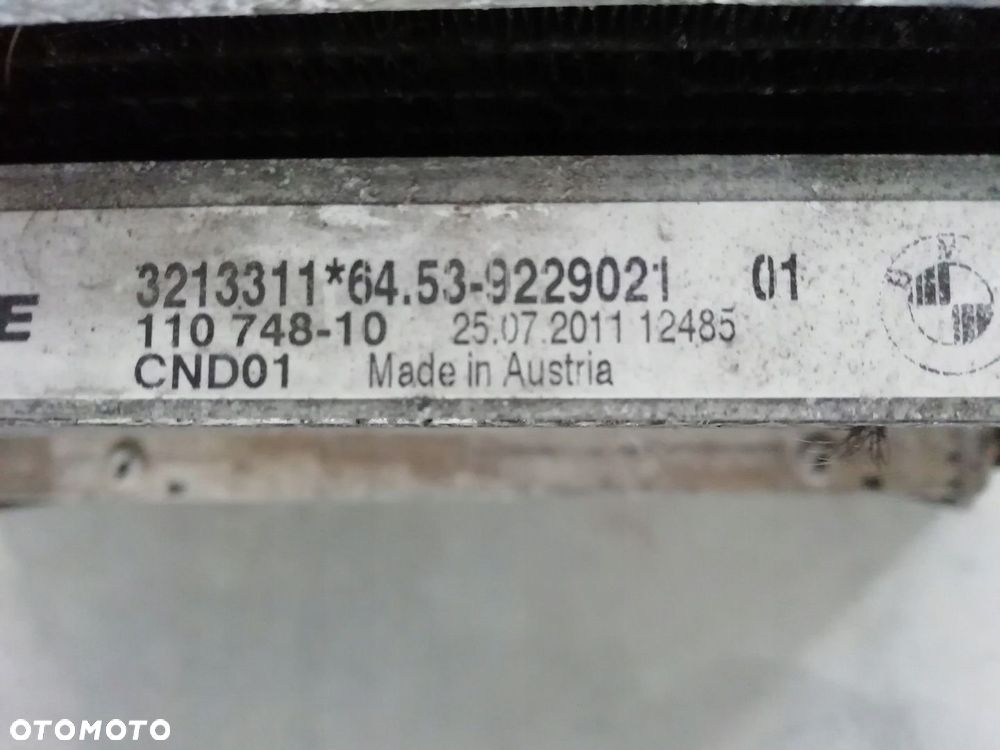 BMW E90 E91 320D N47 kpl chłodnice wzmocnienie - 5