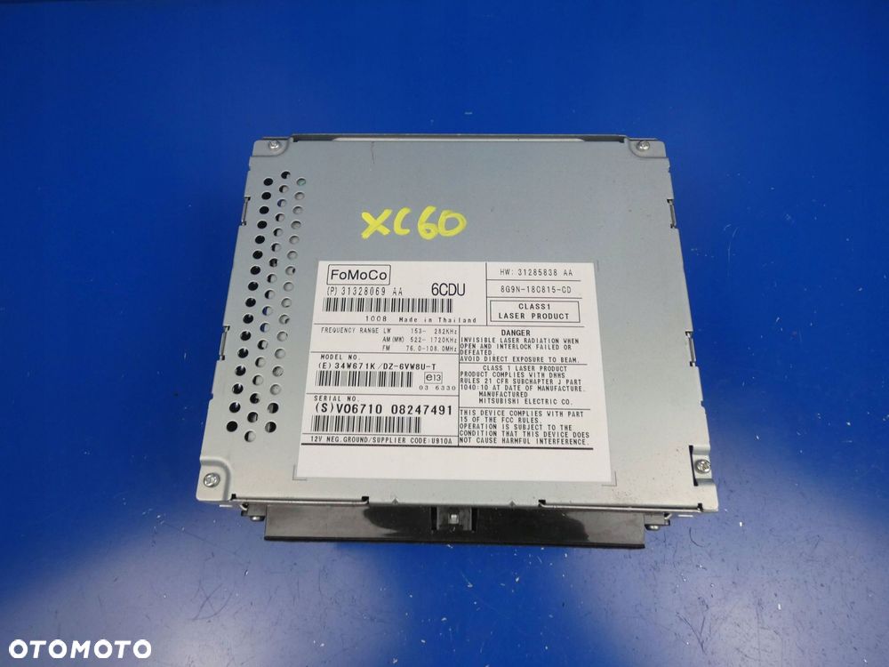 VOLVO XC60 I V60 S60 II S80 II RADIO FABRYCZNE NAWIGACJA - 2