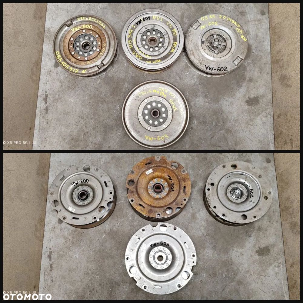 VOLKSWAGEN VW AUTOMAT AUTOMATYCZNE DIESEL / BENZYNA SPRZĘGŁO KOŁO ZAMACHOWE TARCZA DOCISK DWUMAS - 29