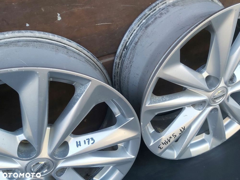 Nissan Qashqai II J11 alufelgi felgi 17 5x114,3 - 6