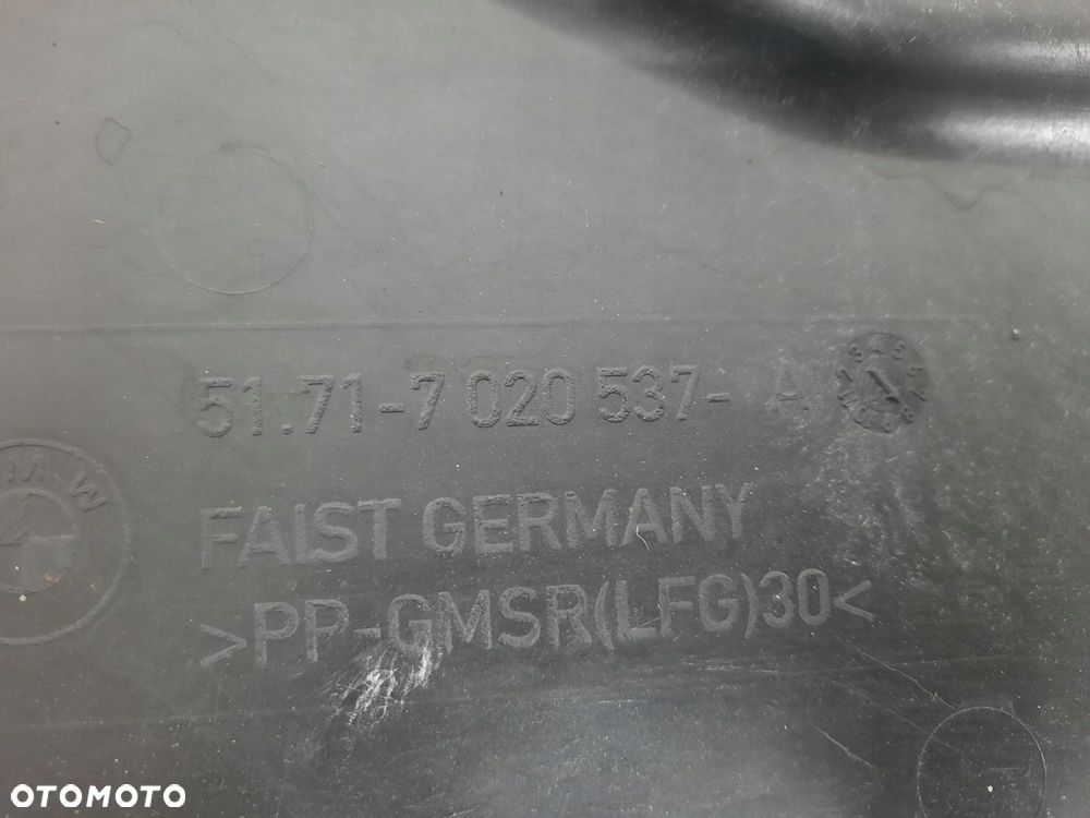 BMW 7 E65 OSŁONA PODWOZIA TYLNA LEWA 7020537 - 4