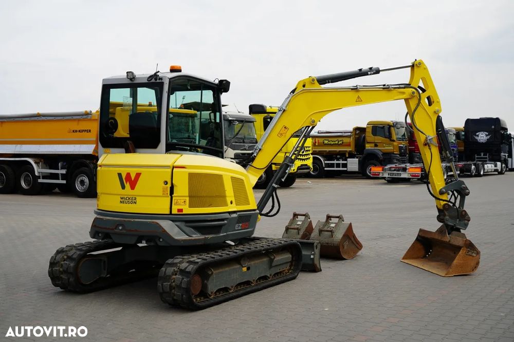 Wacker NEUSEON EZ50 / MINI EXCAVATOR / 2022 / 3.200 ORE / SET CUPĂ - 5