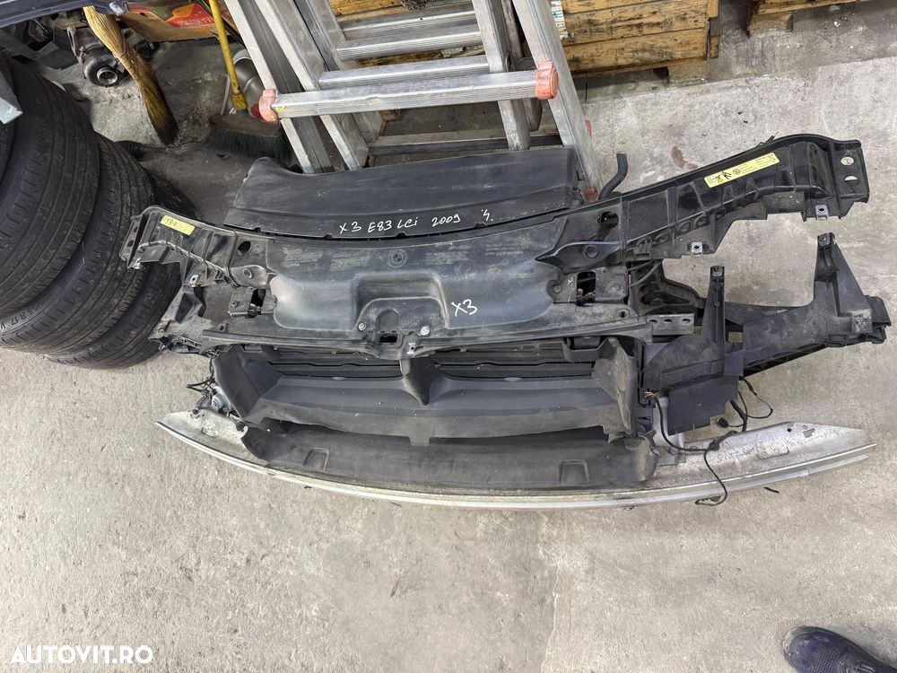 Trager, calandru BMW X3 E83 facelift motor 2.0 diesel N47D20A an 2007-2009 complet cu radiatoare, traversa si ventilator - 5