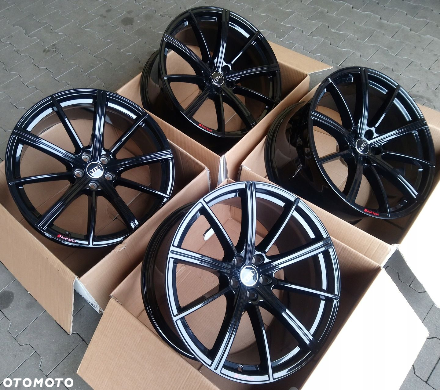 FELGI 21" 5x112 ORYGINAŁ AUDI RS6 RS7 Q7 Q8 S7 A7 SQ7 SQ8 BLACK - 2