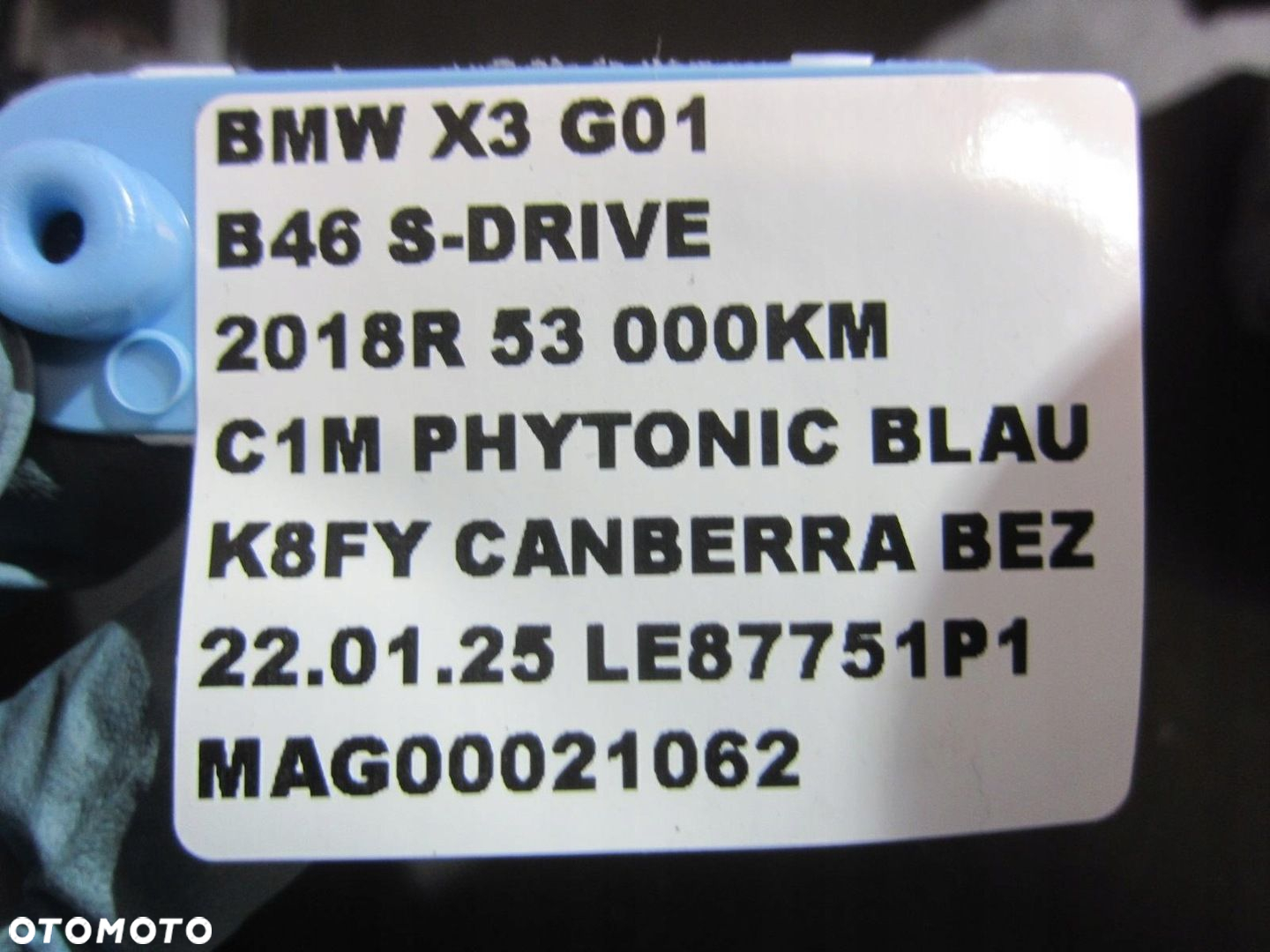 BMW X3 G01 B46 X4 G02 POMPA WODY DODATKOWA ELEKTRYCZNA 8663248 11518663248 - 7