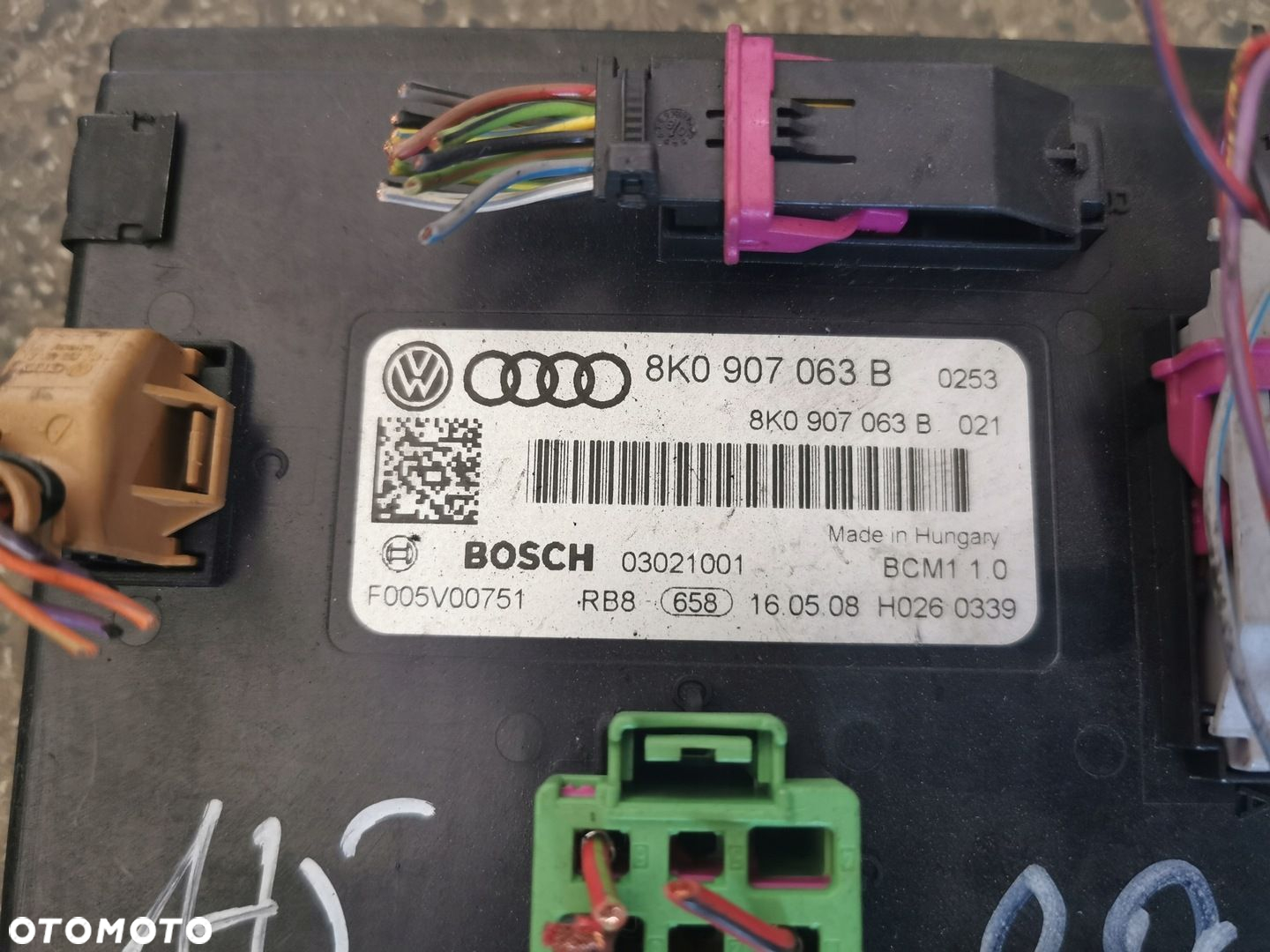 AUDI A4 B8 A5 8T MODUŁ KOMFORTU 8K0907063B - 2