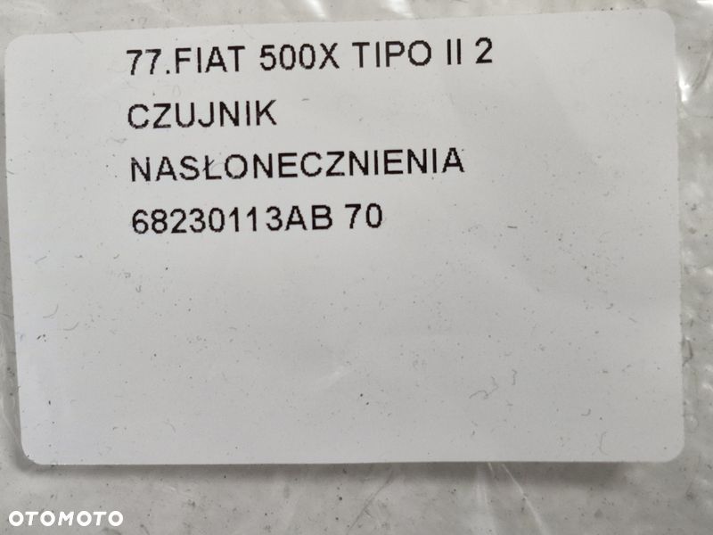 FIAT 500X 500 X TIPO 2 II CZUJNIK NASŁONECZNIENIA 68230113AB - 7