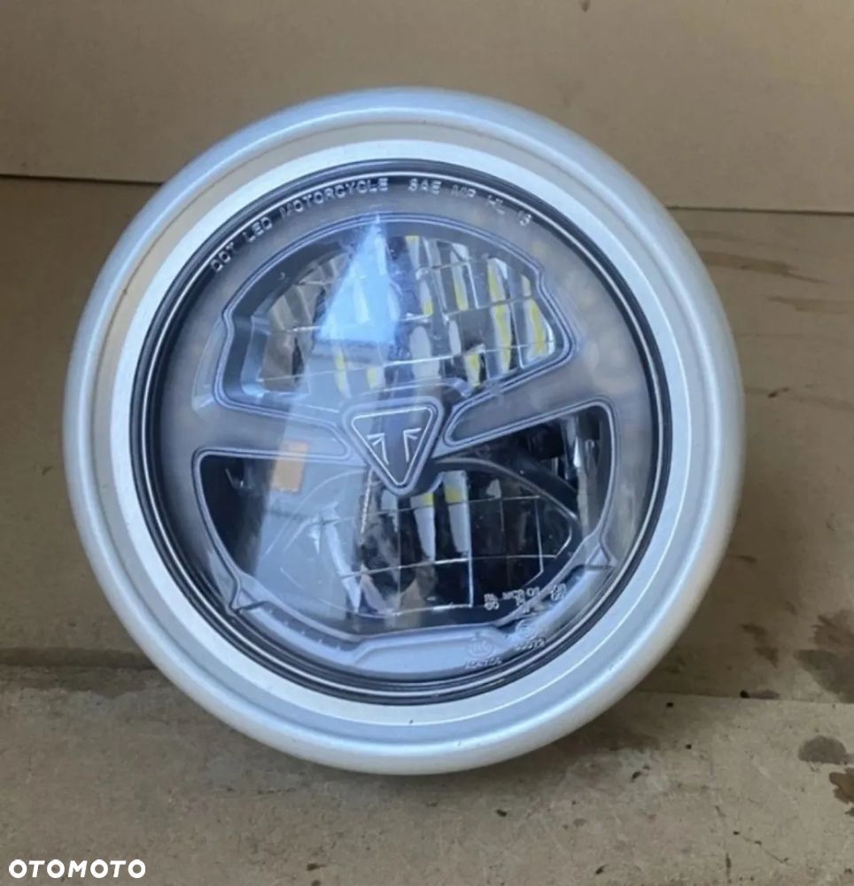 TRIUMPH SCRAMBLER 1200 LAMPA REFLEKTOR LICZNIK ZEGARY STELAŻ UCHWYTY KIERUNKOWSKAZ - 4