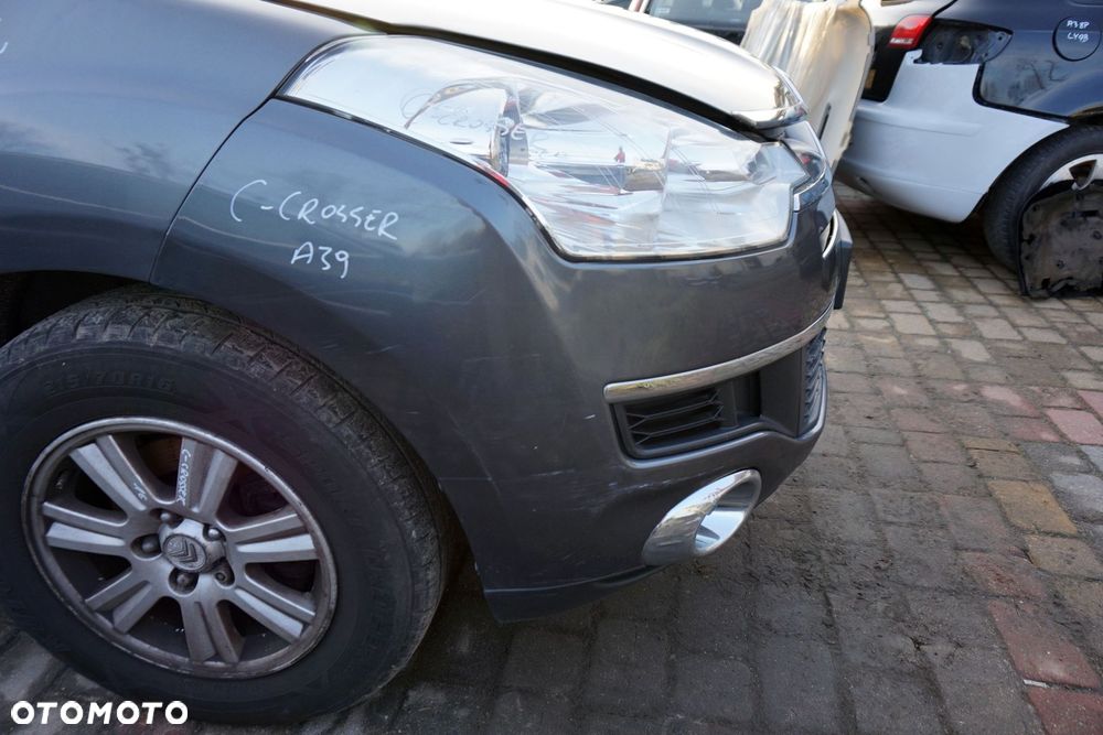 MASKA ZDERZAK BŁOTNIKI LAMPY C-CROSSER  A39 KTR  CITROEN 2007-2012 SZARY PRZÓD KOMPLETNY - 11