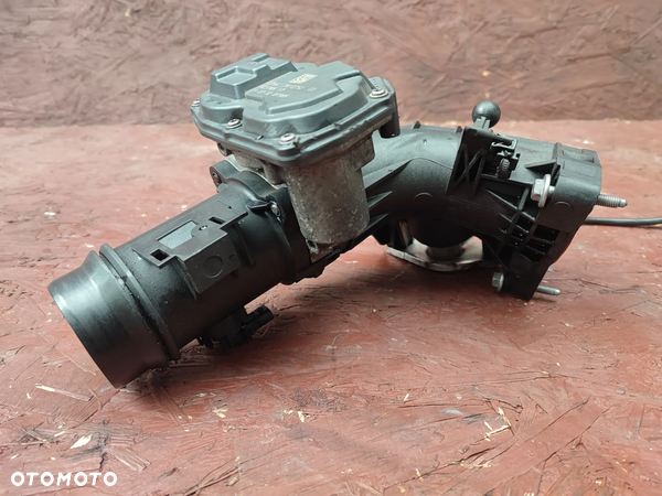 BMW E70N / E71 / E84 / F01 / F06 / F07 / F10 / F11 /F12N / F13 / F15 / F20 / F30 / F31 ORYGINALNA PRZEPUSTNICA POWIETRZA / KLAPA GASZĄCA + RURY DOLOTOWE DO SILNIKÓW DIESLA GAMY N57 ( 3.0D / 3.5D / 4.0D / 5.0D ) O NR. 7 810 752 / 7 823 244 OEM W DOBRYM STANIE