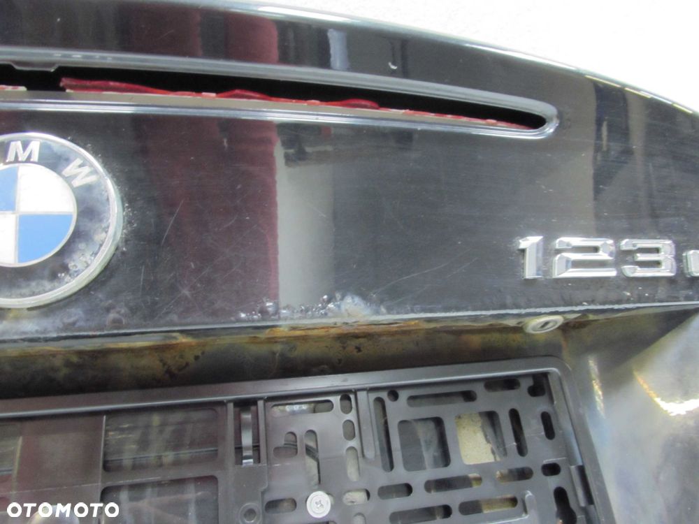 BMW 1 E82 M1 KLAPA BAGAZNIKA TYL BLACK SAPPHIRE METALIK 04-12 - 5