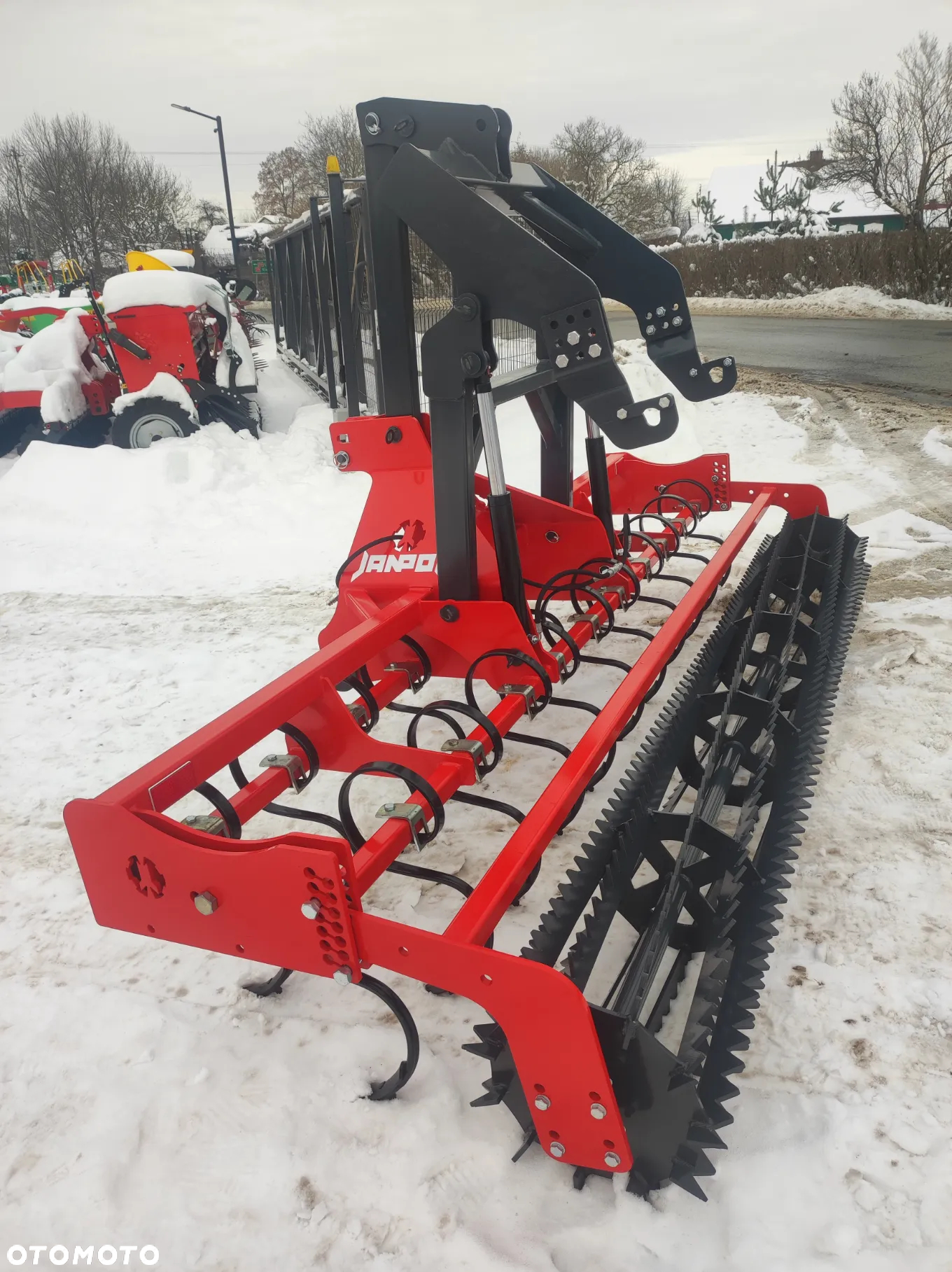 Agregat uprawowo-siewny LEKKI / hydropak / 2rzędy zębów/ JANPOL struna/rura TRANSPORT od ręki - 4