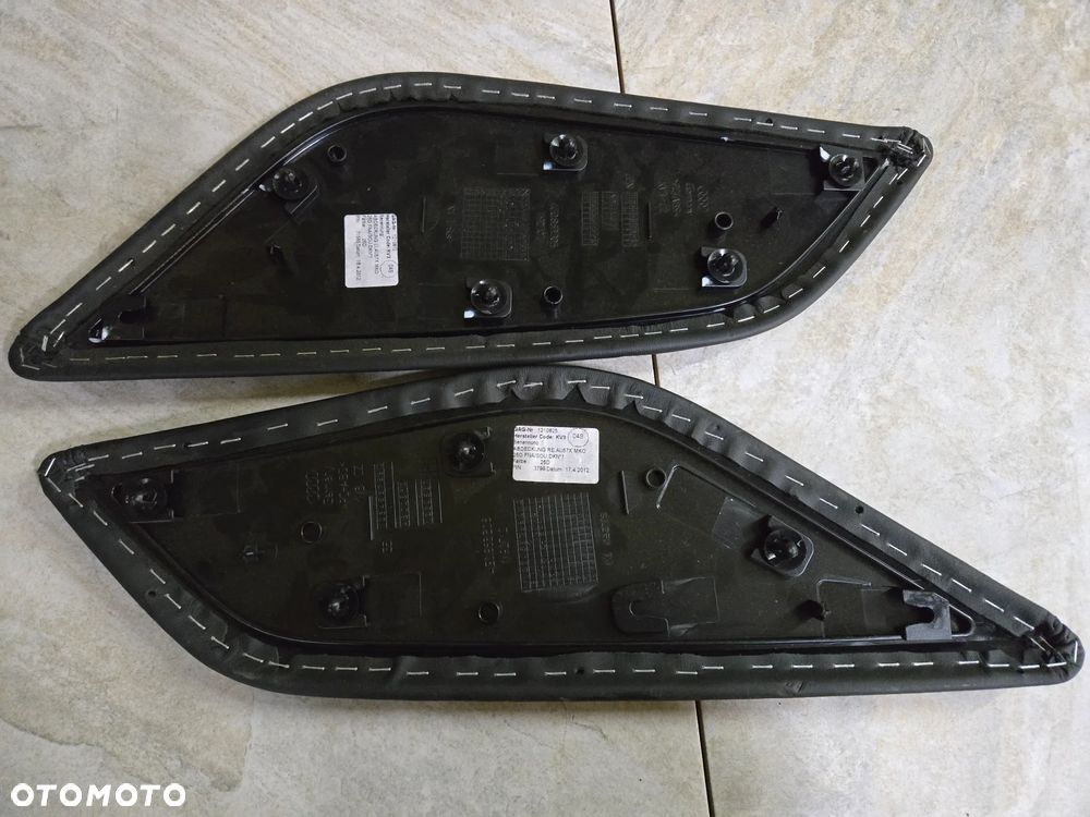 AUDI A6 C7 OSŁONA TUNELU ŚRODKOWEGO PRAWA LEWA SKÓRA 4G0863305 4G0863306 - 4