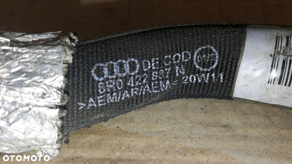 WĄŻ RURA WODY AUDI Q5 8R 2.7 3.0 TDI 8R0422887N - 2