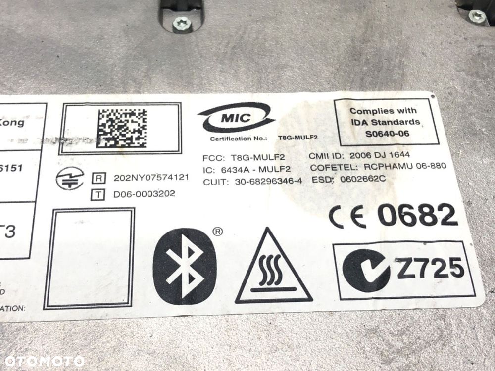 MODUŁ BLUETOOTH MULF  BMW 3 Touring (E91) 2004 - 2012 320 d 120 kW [163 KM] olej napędowy 2005 - - 5