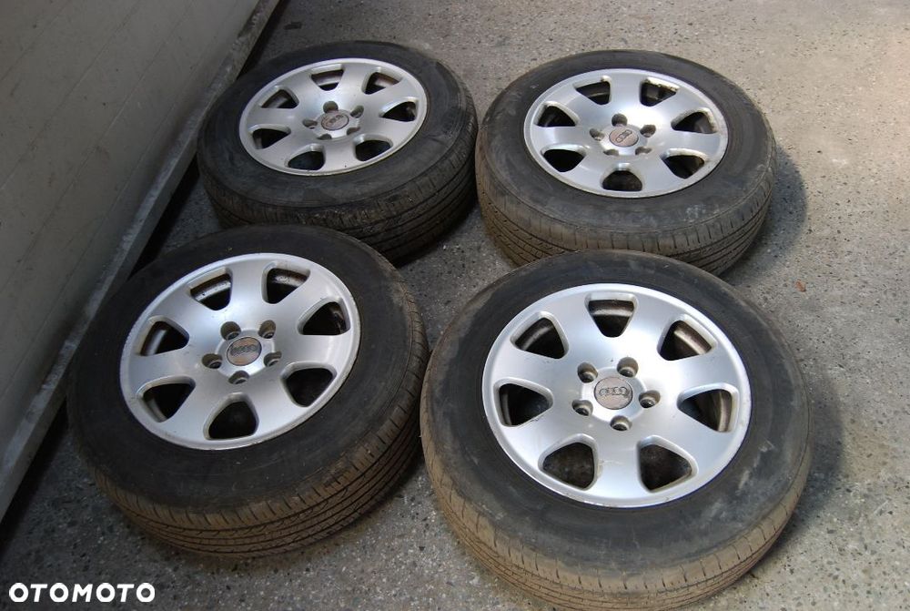 ALUFELGI OPONY 195/65R15 ZIMA 8E0601025 7J ET42 AUDI A4 B6 5X112 - 2