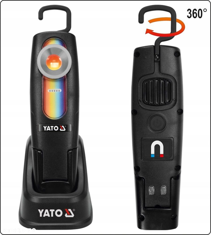 YATO LAMPA LED 5W DO DOBIERANIA KOLORÓW DOBIERANIE LAKIERU FARBY YT-08509 - 8