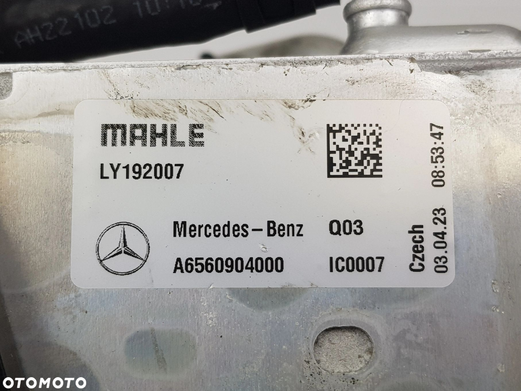 NOWA ORYGINALNA Chłodnica powietrza Intercooler Mercedes w223 A6560904000 - 9