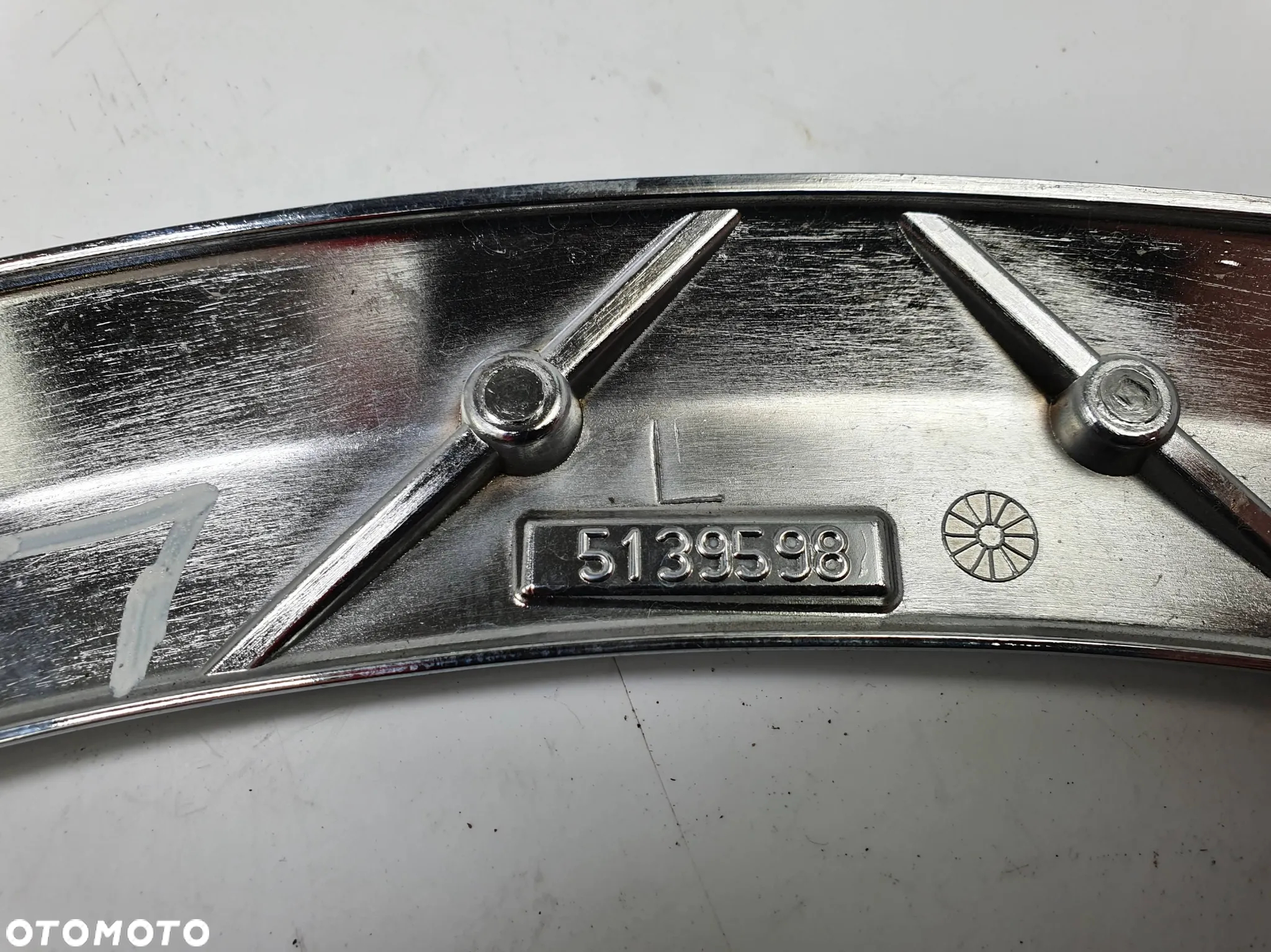 5139598 INDIAN CHIEFTAIN 1800 216 Dekor Listwa Chrom Na Błotnik Lewy Tył - 4