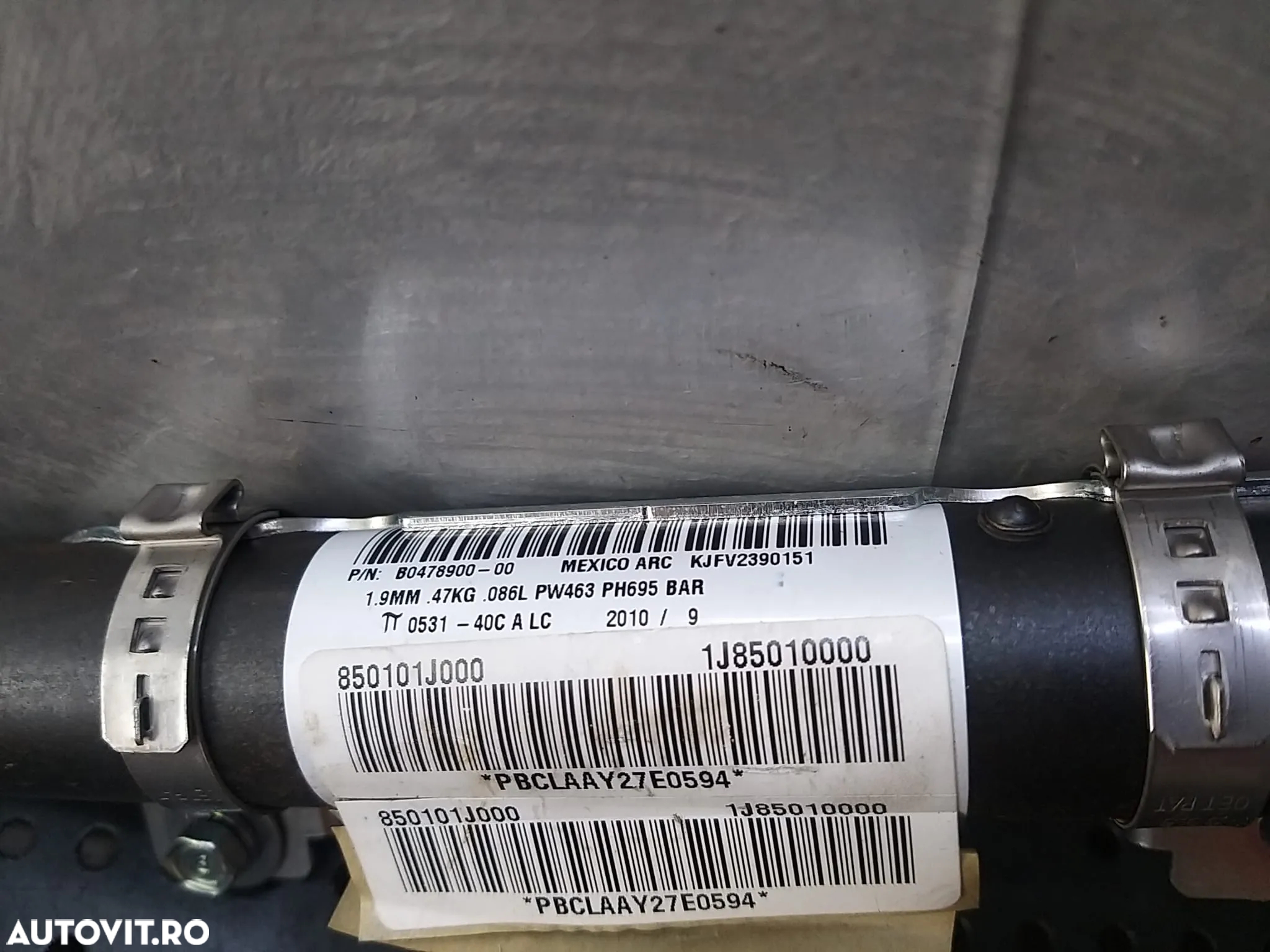 Airbag cortina stanga hyundai i20 850101j000 1j85010000 - 3