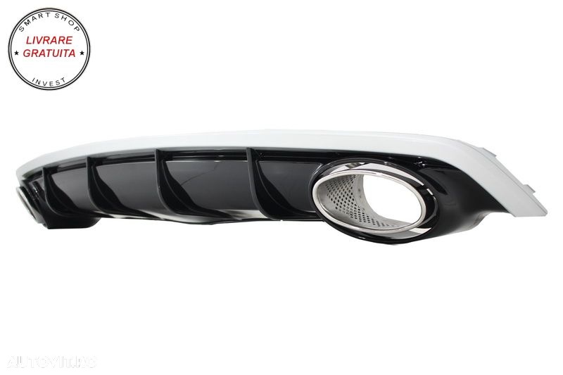 Difuzor Bara Spate si Ornamente Evacuare Audi A7 4G Facelift (2015-2018) RS7 Desig- livrare gratuita - 3
