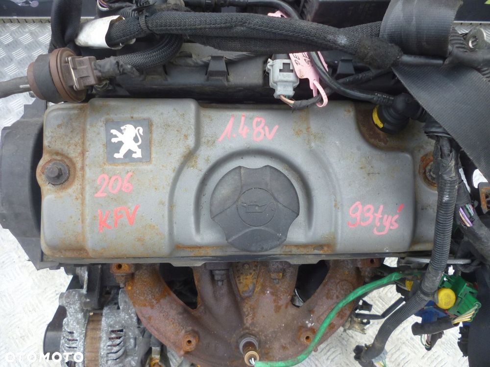 SILNIK PEUGEOT 206 1.4 8V KFV 93 TYS - 2
