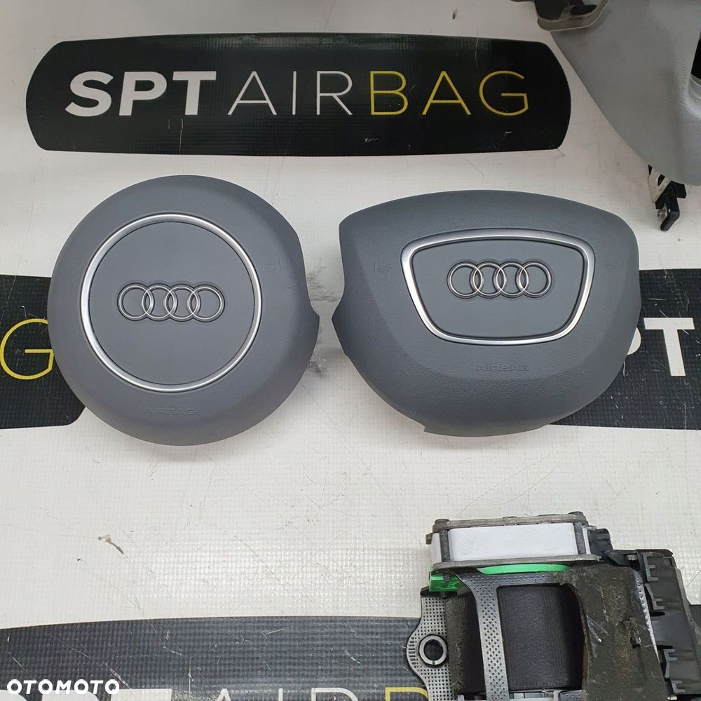 AUDI A6 C7 A6 4G DESKA ROZDZIELCZA KONSOLA KOKPIT PULPIT PODUSZKI AIRBAG AIR BAG PASY KIT SET - 6